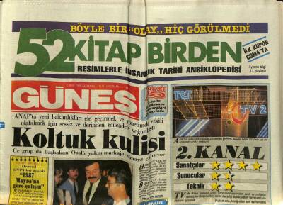 Güneş Gazetesi 8 Ekim 1986 - Seda Sayanda İğne Dopingi GZ62659 - 1