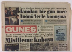 Güneş Gazetesi 8 Eylül 1986 - Özal, Eceviti Övdü GZ13249 - 1