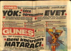 Güneş Gazetesi 8 Haziran 1985 - Ve Kentin Ölümü GZ60712 - 2