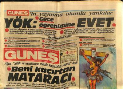 Güneş Gazetesi 8 Haziran 1985 - Ve Kentin Ölümü GZ60712 - 1