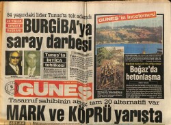 Güneş Gazetesi 8 Kasım 1987 - Boğazda Betonlaşma GZ62664 - 1