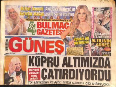 Güneş Gazetesi 8 Nisan 2012 - Heidi Klum Sealdan Boşanıyor - CHPden Köşke Veto Çağrısı GZ124663 - 1
