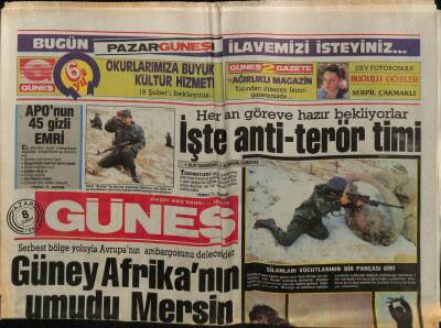 Güneş Gazetesi 8 Şubat 1987 - Zeki Alasya Demirel Olarak Sahneye Çıkıyor Ve Büyük GAPı Kimselere Kaptırmayacağını Söylüyor GZ62678 - 1