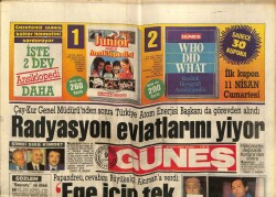 Güneş Gazetesi 9 Nisan 1987 - Marmarada Temizlik GZ60679 - 2