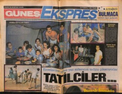 Güneş Gazetesi Ekspres Eki 24 Temmuz 1988 - Ünlülerin Bayram Programları GZ63164 - 2