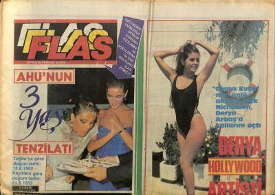 Güneş Gazetesi Flaş Eki 31 Ağustos 1986 - Tarık Akana Fransız Kazığı GZ75523 - 1