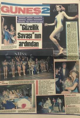 Güneş Gazetesi Güneş 2 Eki 1 Haziran 1985-Güzellik Savaşının Ardından GZ45339 - 1