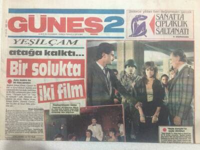 Güneş Gazetesi Güneş 2 Eki 17 Eylül 1985 - Yeşilçam Atağa Kalktı GZ50863 - 1