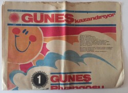 Güneş Gazetesi Güneş 2 Eki 19 Şubat 1982 - 1. Türkiye Ligi Taraftarın Fikstürü GZ13255 - 1