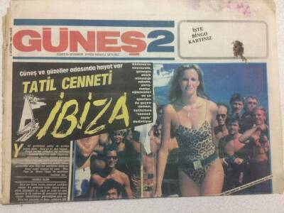 Güneş Gazetesi Güneş 2 Eki 2 Haziran 1985 - Özallarla Tokyo Maratonu GZ47249 - 1
