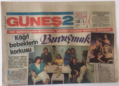 Güneş Gazetesi Güneş 2 Eki 21 Nisan 1986 - Kağıt Bebeklerin Korkusu Buruşmak GZ22571 - 1