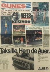 Güneş Gazetesi Güneş 2 Eki 30 Mayıs 1985-180 Personel Ve 40 Vahşi Hayvanla İtalyan Darix Togni Sirki GZ45338 - 2