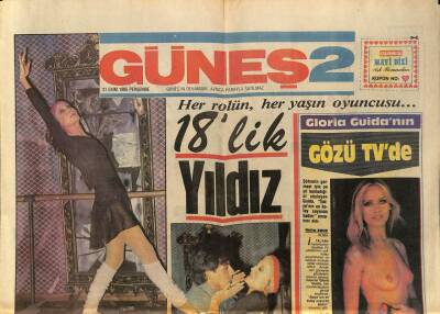 Güneş Gazetesi Güneş 2 Eki 31 Ekim 1985 - Her Rolün , Her Yaşın Oyuncusu.. 18lik Yıldız Kenter GZ94210 - 1