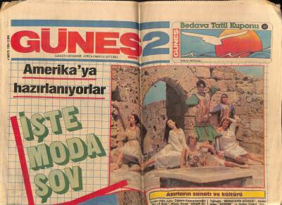 Güneş Gazetesi Güneş 2 Eki 4 Mayıs 1984 - Ürdün Kraliçesi Nurun Geçirdiği Operasyon Gizli Tutuluyor GZ94248 - 1