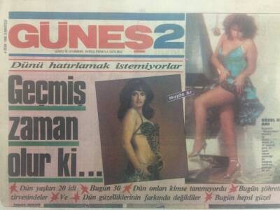 Güneş Gazetesi Güneş2 Eki 4 Ocak 1986 - Nükhet Duru 18 Yaşında GZ32799 - 1