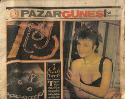 Güneş Gazetesi Pazar Eki 11 Ocak 1987 - Türk Mücevheri Kendini Arıyor GZ80191 - 1