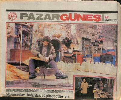 Güneş Gazetesi Pazar Eki 22 Mart 1987 - İstanbuldaki Anadolu GZ110165 - 1