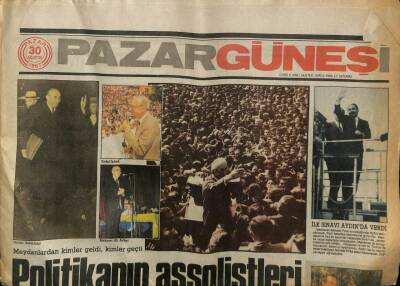 Güneş Gazetesi Pazar Eki 30 Ağustos 1987 - 50 Yaşın Cazibesi GZ78615 - 1