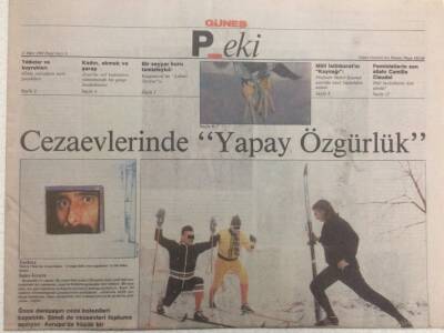 Güneş Gazetesi Peki Eki 11 Mart 1990 - Cezaevlerinde Yapay Özgürlük GZ35883 - 1