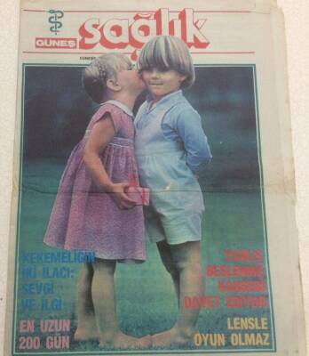 Güneş Gazetesi Sağlık Eki 27 Mart 1986 - Balık Soğan Sarımsak GZ35886 - 1