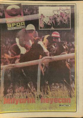 Güneş Gazetesi Spor Eki - Galatasarayda Bahar - Zonguldaksporu Sinir Bastı GZ127379 - 1