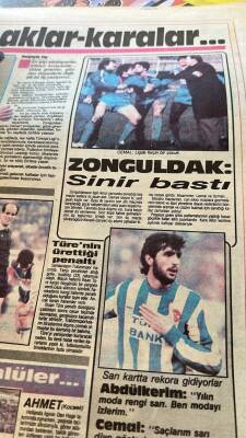 Güneş Gazetesi Spor Eki - Galatasarayda Bahar - Zonguldaksporu Sinir Bastı GZ127379 - 2