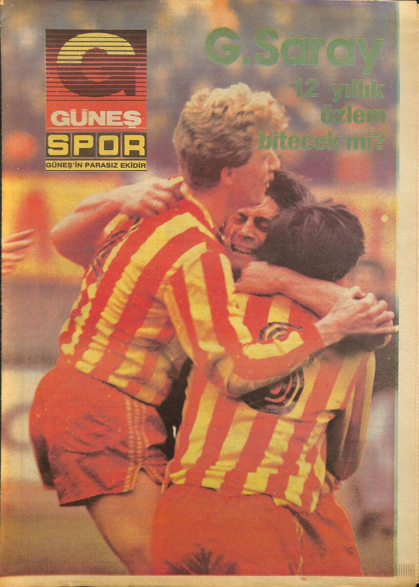 Güneş Gazetesi Spor Eki - Hülya Yiğitalp F.Bahçe'den Umudu Kesmedi - Bayan Oflas Futbol Tutkunu GZ157718 - 1