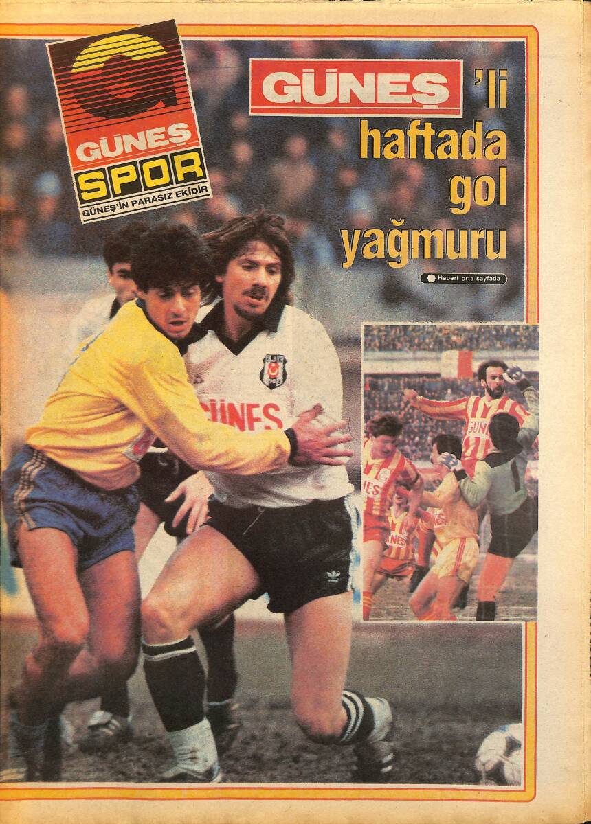 Güneş Gazetesi Spor Eki - Müşerref Akay'ın Sürpriz Totosu GZ157700 - 1