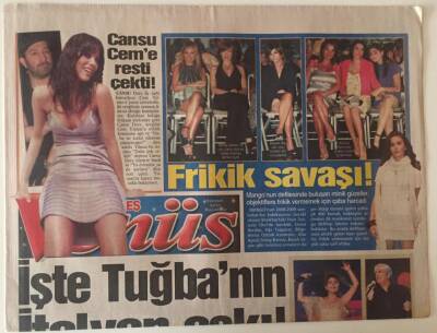 Güneş Gazetesi Venüs Eki 29 Ağustos 2008 - Tuğba Özay İtalyan Aşkıyla Yakalandı GZ22776 - 1