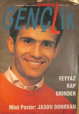 Güneş Gençlik Dergisi 18 Mayıs 1990 - Feyyaz Rap Grinder, Jason Donovan NDR85115 - 1