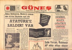 Güneş Günlük Siyasi Gazete 24 Temmuz 1975 - Rize Limanının Bitmesi İçin 50 Milyon Lira Lazım GZ158705 - Gökçekoleksiyon