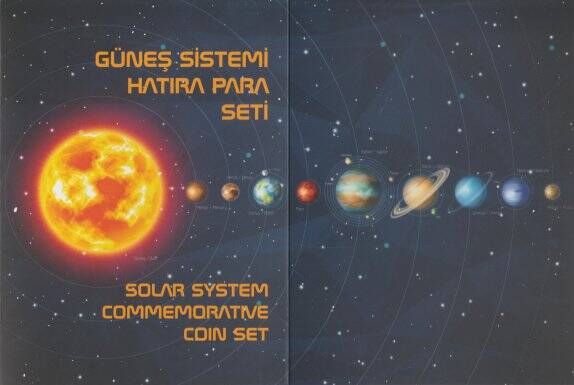 Güneş Sistemindeki Gezegenler Hatıra Para Seti Albümü TCH459 - 1