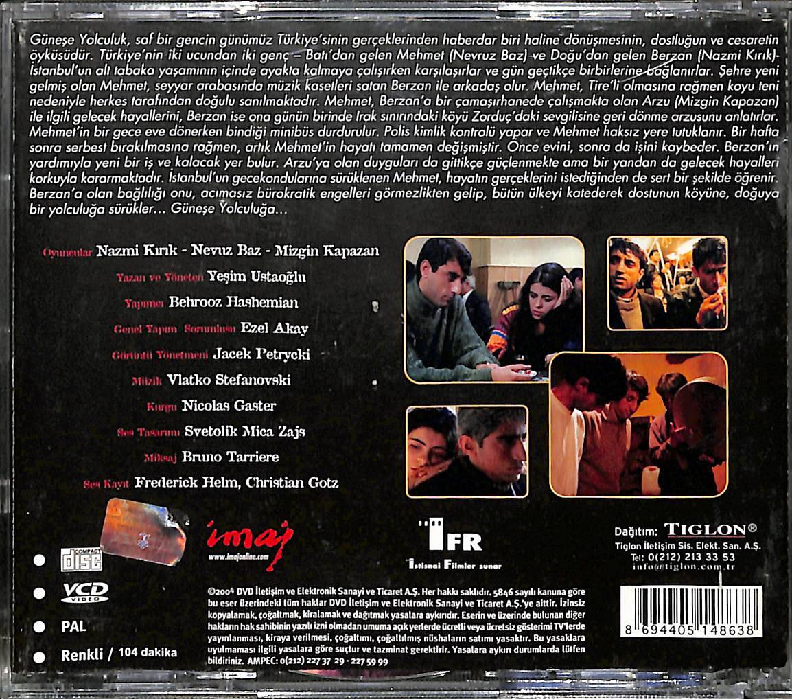Güneşe Yolculuk Orjinal VCD Film ' Yeşim Ustaoğlu ' VCD28097 - 2