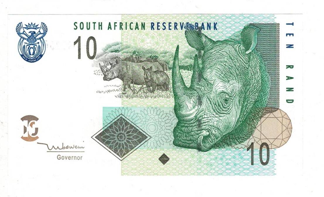 Güney Afrika 10 Rand 2009 ÇİL YKP8090 - 2