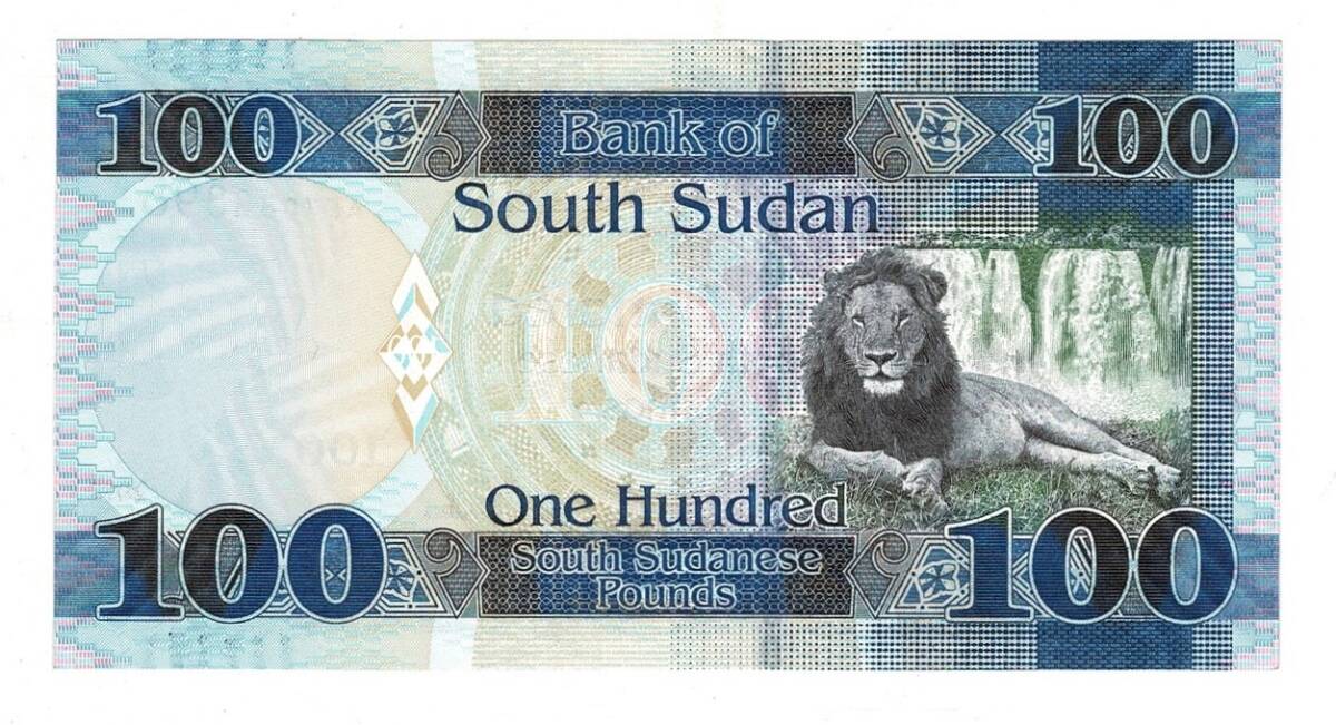 Güney Sudan 100 Pounds 2017 ÇİL YKP8465 - 2