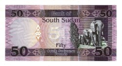 Güney Sudan 50 Pound 2015 ÇİL YKP8142 - 2