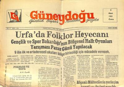 Güneydoğu 11 Mart 1983 - Urfada Folklor Heyecanı GZ122389 - 1