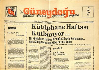Güneydoğu 29 Mart 1983 - İlkokul Maçlarından Notlar GZ122418 - 1