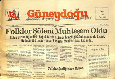 Güneydoğu 7 Mart 1983 - Folklor Şöleni GZ122393 - 1