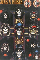 Guns N'roses Kartpostal (Küçük Boy) KRT22360 - Gökçekoleksiyon