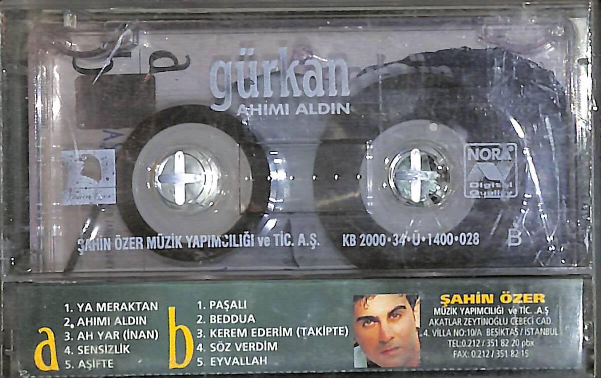 Gürkan - Ahımı Aldın Kaset (İkinci El) KST27098 - 2