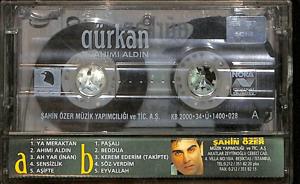 Gürkan - Ahımı Aldın Kaset (İkinci El) KST28315 - 2