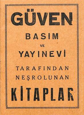 Güven Basım Ve Yayınevi Tarafından Neşrolunan Kitaplar Broşürü 1957 EFM(N)10880 - 1