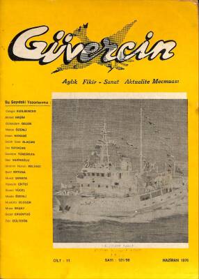 Güvercin Aylık Fikir Sanat Aktüalite Dergisi Sayı 12199 Haziran 1976 NDR20318 - 1