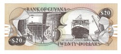Guyana 20 Dolar (1996-2009) ÇİL YKP8425 - 2