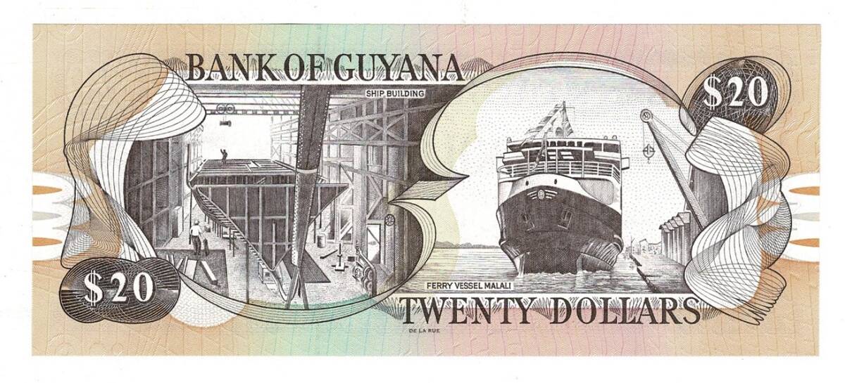 Guyana 20 Dolar (1996-2009) ÇİL YKP8425 - 2