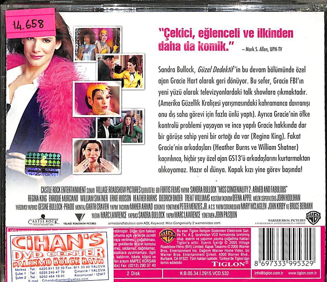 Güzel Dedektif 2 Silahlı Ve Cazibeli VCD Film VCD15539 - 2
