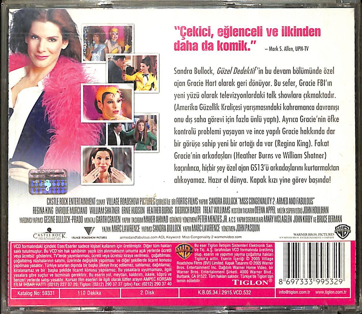 Güzel Dedektif 2 Silahlı Ve Cazibeli VCD Film VCD27399 - 2