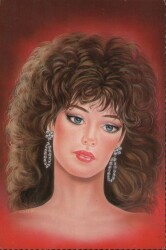 Güzel Kadın Kartpostal KRT3821 - Gökçekoleksiyon