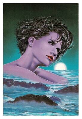Güzel Kadın Temalı Kartpostal KRT9673 - 1